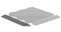 Hörnlist Deck45 Soft Grey 2-pack Hestra